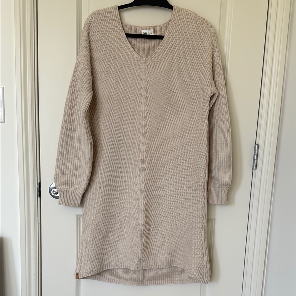 Tentree V-neck Sweater Dress